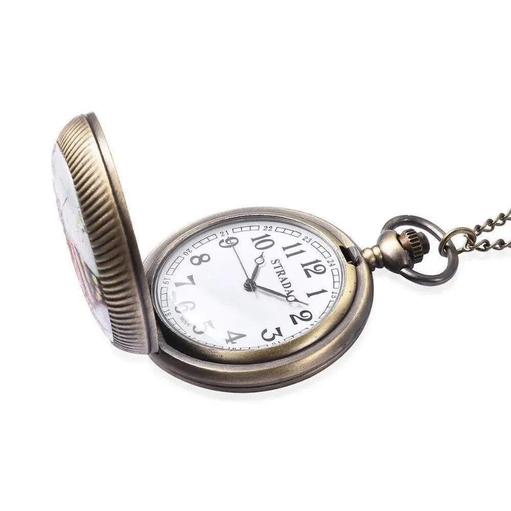 STRADA Butterfly Pocket Watch